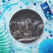 Wolf Pack Papieren Bordje (Feest)