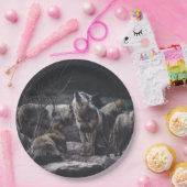 Wolf Pack Papieren Bordje (Feest)