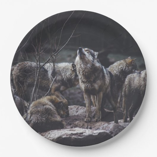Wolf Pack Papieren Bordje (Voorkant)