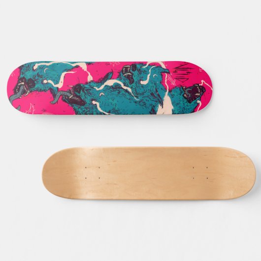 Wolf Pack Persoonlijk Skateboard (Horizontaal)