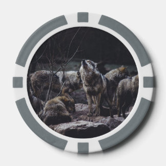 Wolf Pack Poker Chips