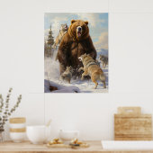 Wolf Pack Poster (Keuken)
