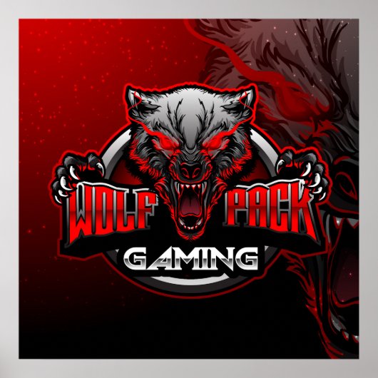 Wolf Pack Poster voor games (Voorkant)