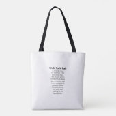 Wolf Pack Pub Canvas tas (Achterkant)