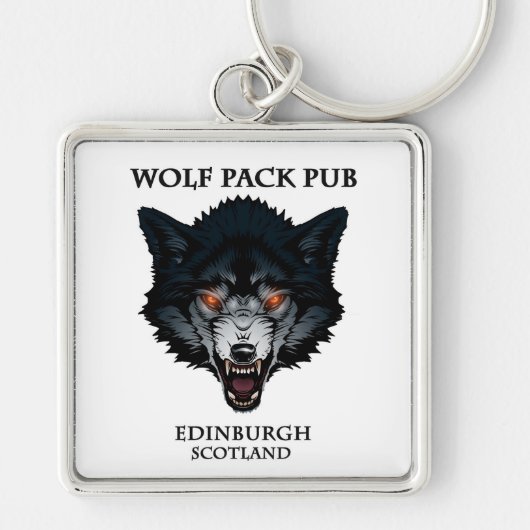 Wolf Pack Pub Sleutelhanger (Voorkant)