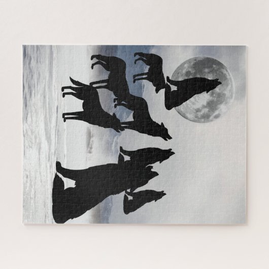 WOLF PACK-puzzel Legpuzzel (Horizontaal)