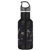 Wolf Pack Roestvrij stalen waterfles (Achterkant)