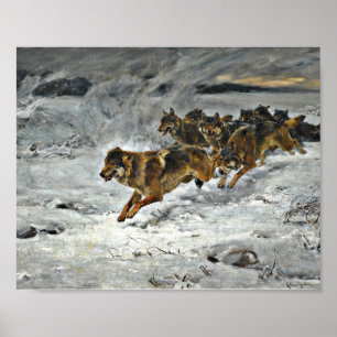 Wolf Pack runnen Poster