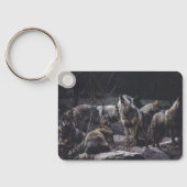Wolf Pack Sleutelhanger (Achterkant)