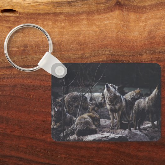 Wolf Pack Sleutelhanger (Achterkant)
