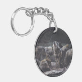 Wolf Pack Sleutelhanger (Voorkant Links)