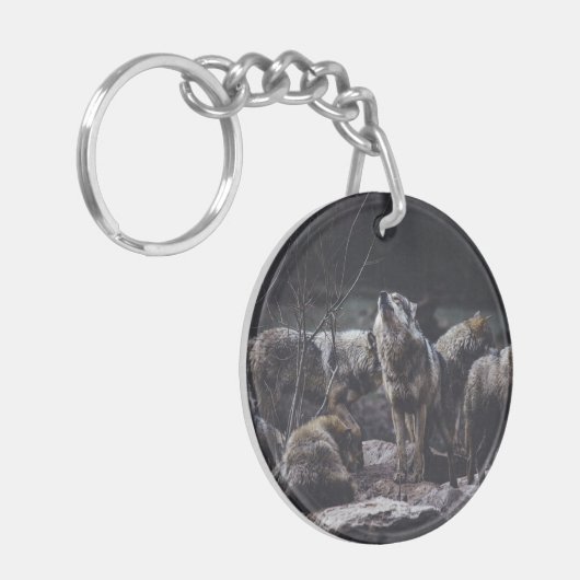 Wolf Pack Sleutelhanger (Voorkant Links)