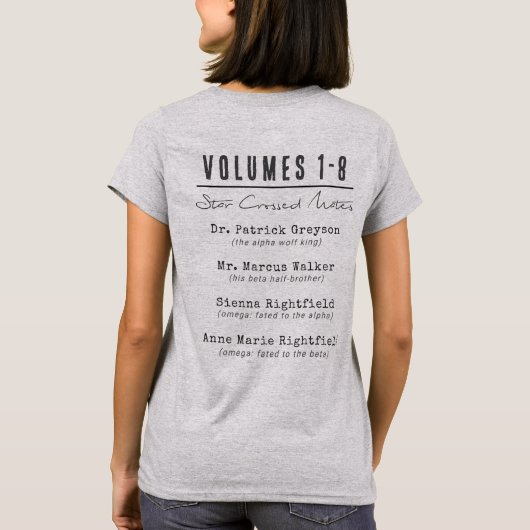 WOLF PACK: Soul Mates Basic T-shirt (Achterkant)