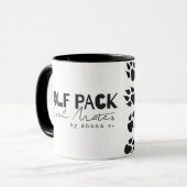 WOLF PACK: Soul Mates Combo Twee-Tonig Mok (Voorkant links)
