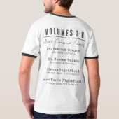 WOLF PACK: Soul Mates Ringert-shirt T-shirt (Achterkant volledig)