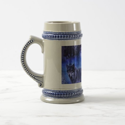 Wolf Pack Stein Bierpul (Links)