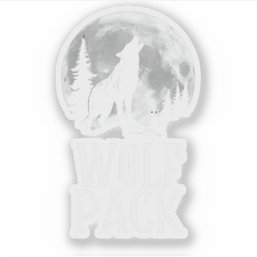 Wolf Pack Sticker (Voorkant)