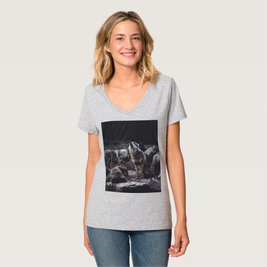 Wolf Pack T-Shirt (Voorkant volledig)