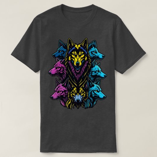 Wolf pack t-shirt (Design voorkant)