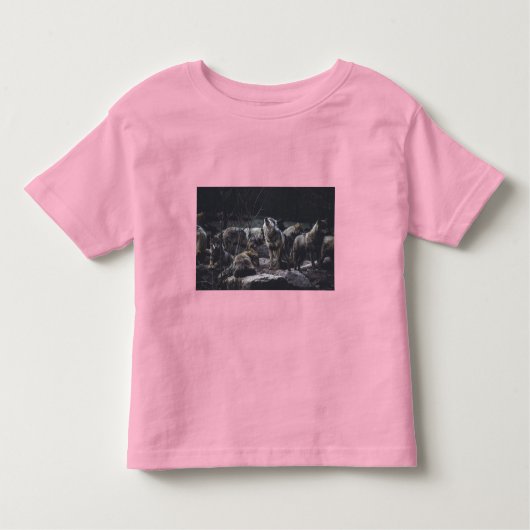Wolf Pack Toddler T-Shirt (Voorkant)