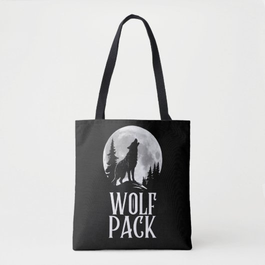 Wolf Pack Tote Bag (Voorkant)
