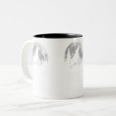 Wolf Pack Tweekleurige Koffiemok (Voorkant links)