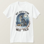 Wolf Pack - Verenigd door Natuur T-shirt (Design voorkant)