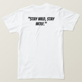 Wolf Pack - Verenigd door Natuur T-shirt (Design achterkant)