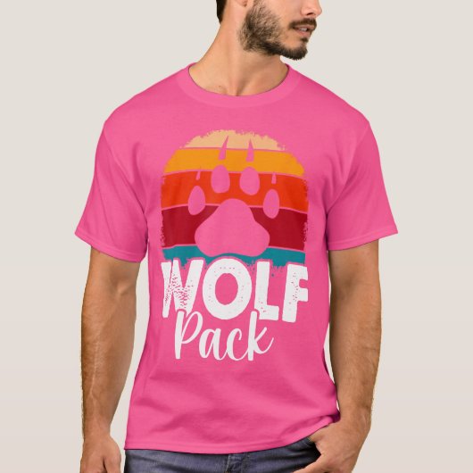Wolf Pack Wolf Pack Familie Matching T-shirt (Voorkant)