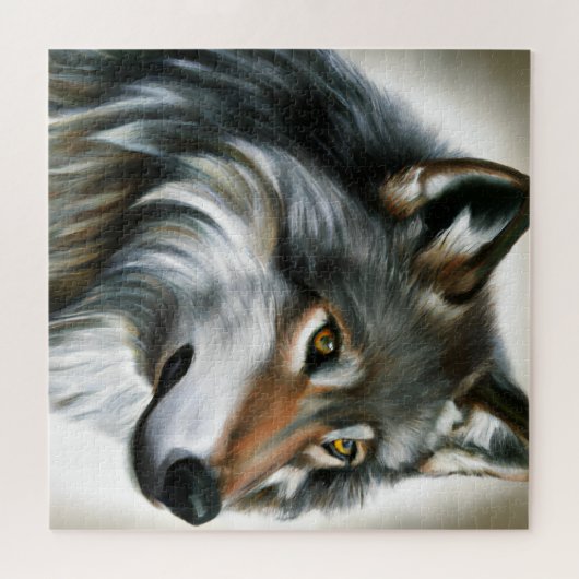 Wolf Painting Legpuzzel (Horizontaal)