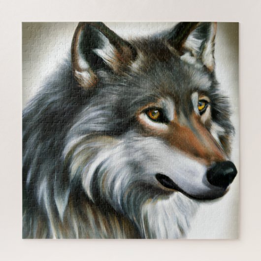 Wolf Painting Legpuzzel (Verticaal)
