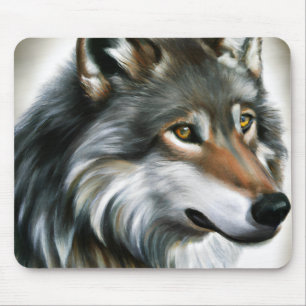 Wolf Painting Muismat