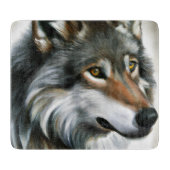 Wolf Painting Snijplank (Voorkant)