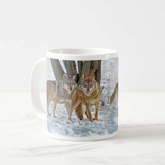 Wolf Pair Mok (Voorkant links)