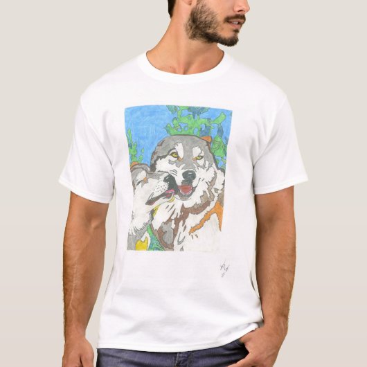 Wolf Pair T-shirt (Voorkant)