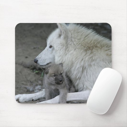 Wolf Parent Mousepad Muismat (Met muis)