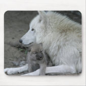 Wolf Parent Mousepad Muismat (Voorkant)