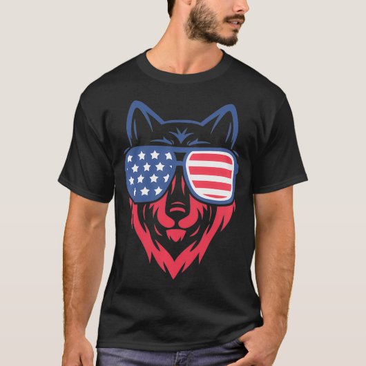 Wolf Patriotic Pullover (Voorkant)