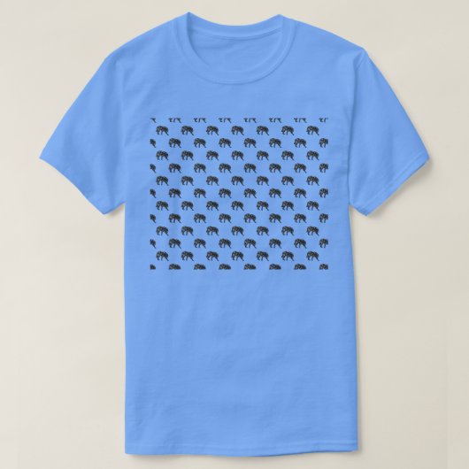 Wolf Pattern T-shirt (Design voorkant)