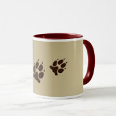 Wolf Paw-afdrukken Mok (Voorkant rechts)