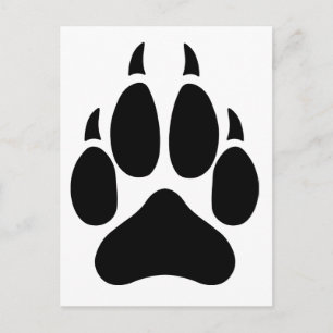 Wolf Paw Briefkaart