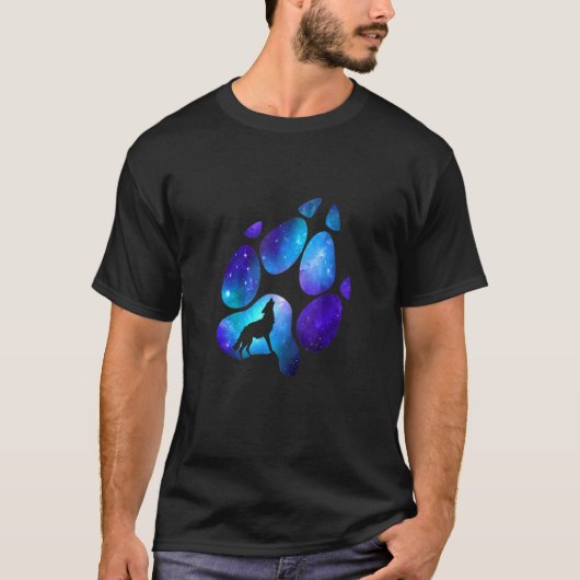 Wolf Paw Galaxy T-shirt (Voorkant)