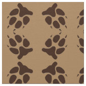 Wolf Paw Print Fabric Stof (Close Up)