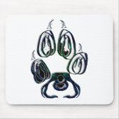 Wolf Paw Print Muismat (Voorkant)