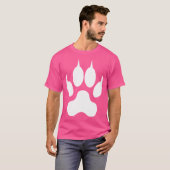 Wolf Paw Print T-shirt (Voorkant volledig)