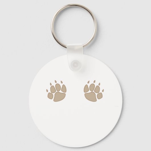 Wolf Paws Sleutelhanger (Voorkant)