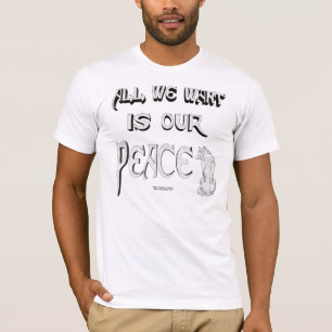Wolf Peace Mannen T-Shirt