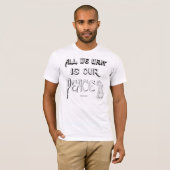 Wolf Peace Mannen T-Shirt (Voorkant volledig)