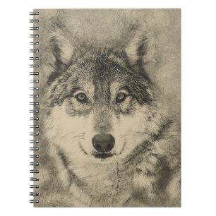 Wolf Pencil 16x24 Notitieboek