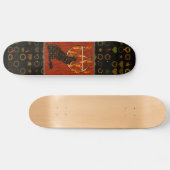 Wolf Pentagram Persoonlijk Skateboard (Horizontaal)